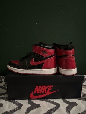 Nike Retro Box with Black and Red Graphics